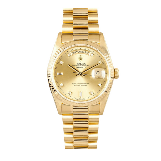 Rolex Day Date 40 President Yellow Gold Champagne Dial