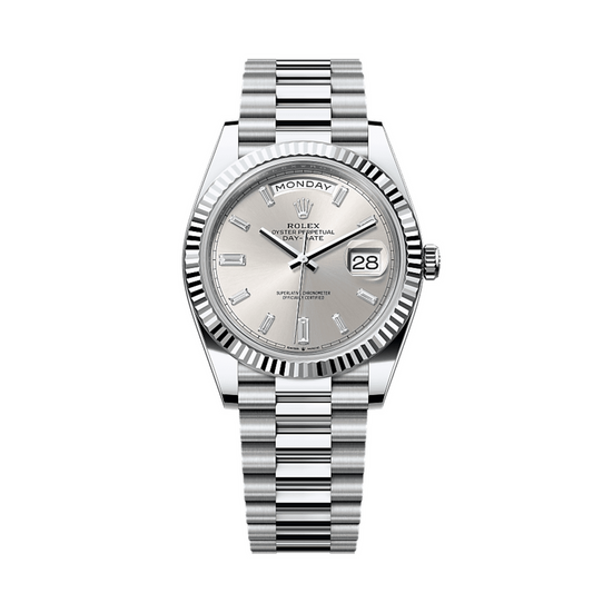 Rolex Day Date 40 Platinum Dial